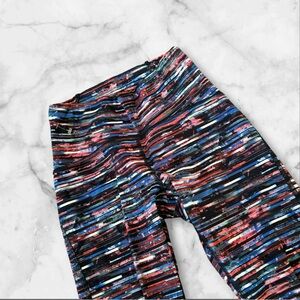 Lululemon size 4 Train Times  Pant 26" IN Hinshu‎ Alpine Blue speed wunder run